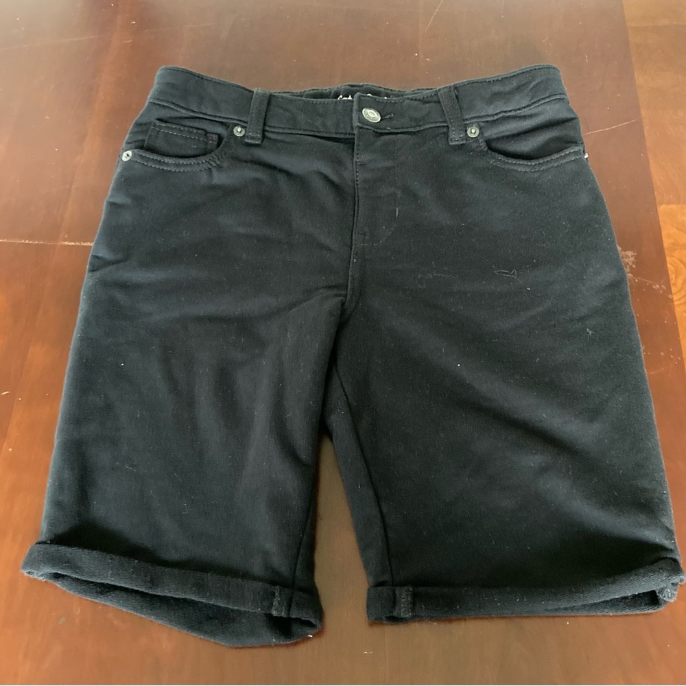 Black Bermuda shorts